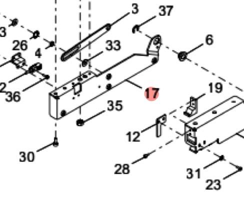  KLW-M373K-01 BASE,ARM L YAMAHA YSM20R